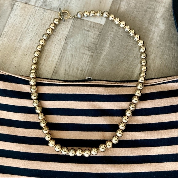 Chaps Jewelry Chaps Large Faux Gold Tone Pearl Necklace 8 Poshmark